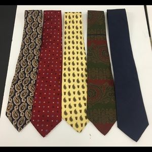 Lot of 5 Tommy Hilfiger men’s neck ties